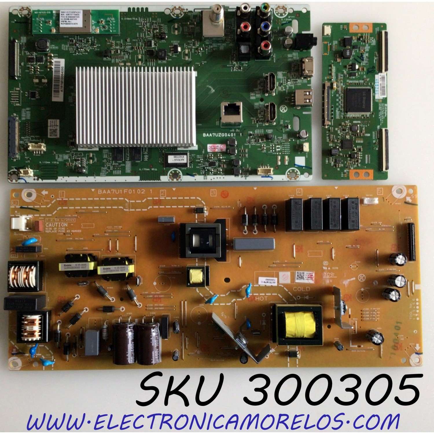 KIT DE TARJETAS PARA TV PHILIPS / MAIN AA7R1UH / AA7R1-MMA / BAA7UZG0401 1 / BAA7UZG0401 2 / T-CON 6871L-4682A / 6870C-0584A / V16_55UHD / FUENTE AA7R1MPW / AA7R1-MPW / BAA7U1F0102 1 / PANEL U5DRAXH / DISPLAY LC550EGY (SJ)(M3) / MODELO 55PFL5602/F7 DS1